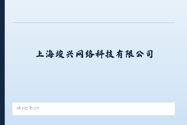 上海竣兴网络科技有限公司 列表图
